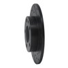 633-73043R Drilled/Slotted Brake Rotor [Black], 2002-2006 Audi/Volkswagen, Position: Rear Right - image 2