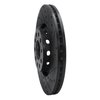 633-73044R Drilled/Slotted Brake Rotor [Black], 1997-2006 Audi/Volkswagen, Position: Front Right - image 2