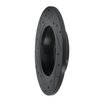 633-73045R Drilled/Slotted Brake Rotor [Black], 2000-2008 Audi/Volkswagen, Position: Rear Right - image 4