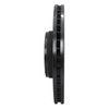 633-73047R Drilled/Slotted Brake Rotor [Black], 2005-2011 Audi/Volkswagen, Position: Front Right - image 3