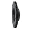633-73055L Drilled/Slotted Brake Rotor [Black], 2008-2015 Audi/Volkswagen, Position: Rear Left - image 4