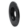633-73061R Drilled/Slotted Brake Rotor [Black], Fits Select Audi/Volkswagen, Position: Rear Right - image 4