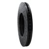 633-73065R Drilled/Slotted Brake Rotor [Black], 2011-2017 Audi/Volkswagen, Position: Front Right - image 4