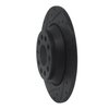 633-73082L Drilled/Slotted Brake Rotor [Black], Fits Select Audi/Volkswagen, Position: Rear Left - image 2