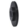 633-74004R Drilled/Slotted Brake Rotor [Black], 1980-2009 Audi/Volkswagen, Position: Front Right - image 2