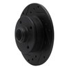 633-74005L Drilled/Slotted Brake Rotor [Black], 1985-2002 Audi/Volkswagen, Position: Rear Left - image 2