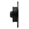 633-74005L Drilled/Slotted Brake Rotor [Black], 1985-2002 Audi/Volkswagen, Position: Rear Left - image 3