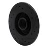 633-74005L Drilled/Slotted Brake Rotor [Black], 1985-2002 Audi/Volkswagen, Position: Rear Left - image 4