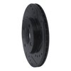 633-74006R Drilled/Slotted Brake Rotor [Black], 1986-2008 Audi/Volkswagen, Position: Front Right - image 2