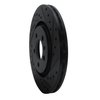 633-74009R Drilled/Slotted Brake Rotor [Black], 1992-1995 Audi/Volkswagen, Position: Front Right - image 2