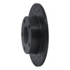 633-74014L Drilled/Slotted Brake Rotor [Black], 1996-2005 Audi/Volkswagen, Position: Rear Left - image 2