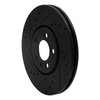 633-74015L Drilled/Slotted Brake Rotor [Black], 1996-1998 Audi/Volkswagen, Position: Front Left - image 2