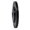 633-74016R Drilled/Slotted Brake Rotor [Black], 1998-2015 Audi/Volkswagen, Position: Front Right - image 2