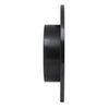 633-74033R Drilled/Slotted Brake Rotor [Black], 2010-2019 Audi/Volkswagen, Position: Rear Right - image 3