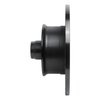 633-74037L Drilled/Slotted Brake Rotor [Black], 1979-1985 Audi/Volkswagen, Position: Front Left - image 3