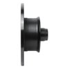 633-74037R Drilled/Slotted Brake Rotor [Black], 1979-1985 Audi/Volkswagen, Position: Front Right - image 3