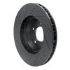 633-74051D Drilled/Slotted Brake Rotor [Black], 2003-2015 Multiple Makes/Models, Position: Left Front - image 4