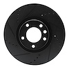 633-74056D Drilled/Slotted Brake Rotor [Black], 2011-2018 Multiple Makes/Models, Position: Right Front - image 1