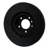 633-74057D Drilled/Slotted Brake Rotor [Black], 2011-2018 Multiple Makes/Models, Position: Left Front - image 4