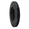 633-74058L Drilled/Slotted Brake Rotor [Black], Fits Select Audi/Volkswagen, Position: Front Left - image 4