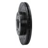 633-75003L Drilled/Slotted Brake Rotor [Black], 1992-1998 Lexus/Toyota/Scion, Position: Front Left - image 2