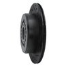 633-75006R Drilled/Slotted Brake Rotor [Black], 1992-2000 Lexus/Toyota/Scion, Position: Rear Right - image 2