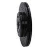 633-75008R Drilled/Slotted Brake Rotor [Black], 1995-2000 Lexus/Toyota/Scion, Position: Front Right - image 2
