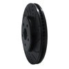 633-75009R Drilled/Slotted Brake Rotor [Black], 2001-2006 Lexus/Toyota/Scion, Position: Front Right - image 2