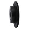 633-75010L Drilled/Slotted Brake Rotor [Black], 2001-2006 Lexus/Toyota/Scion, Position: Rear Left - image 2
