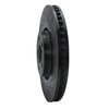 633-75011D Drilled/Slotted Brake Rotor [Black], 2006-2020 Lexus/Toyota/Scion, Position: Right Front - image 2