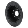 633-75016L Drilled/Slotted Brake Rotor [Black], 2006-2015 Lexus/Toyota/Scion, Position: Rear Left - image 4