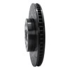 633-75017R Drilled/Slotted Brake Rotor [Black], Fits Select Lexus/Toyota/Scion, Position: Front Right - image 2
