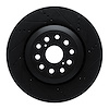633-75020D Drilled/Slotted Brake Rotor [Black], Fits Select Lexus/Toyota/Scion, Position: Right Front - image 1