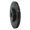 633-75028D Drilled/Slotted Brake Rotor [Black], 2009-2011 Lexus/Toyota/Scion, Position: Right Front - image 2