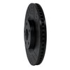 633-75033D Drilled/Slotted Brake Rotor [Black], 2011-2020 Lexus/Toyota/Scion, Position: Right Front - image 2