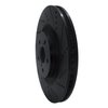 633-75034D Drilled/Slotted Brake Rotor [Black], 2013-2020 Lexus/Toyota/Scion, Position: Left Front - image 2