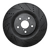 633-75035D Drilled/Slotted Brake Rotor [Black], 2013-2020 Lexus/Toyota/Scion, Position: Right Front - image 1