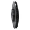 633-75035D Drilled/Slotted Brake Rotor [Black], 2013-2020 Lexus/Toyota/Scion, Position: Right Front - image 2
