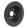 633-75036R Drilled/Slotted Brake Rotor [Black], 2013-2020 Lexus/Toyota/Scion, Position: Rear Right - image 4