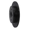 633-75041R Drilled/Slotted Brake Rotor [Black], Fits Select Lexus/Toyota/Scion, Position: Rear Right - image 2