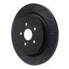 633-75042L Drilled/Slotted Brake Rotor [Black], Fits Select Lexus/Toyota/Scion, Position: Rear Left - image 2