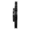 633-75043L Drilled/Slotted Brake Rotor [Black], Fits Select Lexus/Toyota/Scion, Position: Front Left - image 3