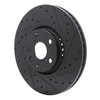 633-75053D Drilled/Slotted Brake Rotor [Black], 2006-2020 Lexus/Toyota/Scion, Position: Right Front - image 2