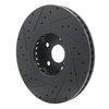 633-75053D Drilled/Slotted Brake Rotor [Black], 2006-2020 Lexus/Toyota/Scion, Position: Right Front - image 4