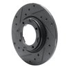 633-76003L Drilled/Slotted Brake Rotor [Black], 1980-1982 Lexus/Toyota/Scion, Position: Front Left - image 2
