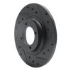 633-76004R Drilled/Slotted Brake Rotor [Black], 1981-1984 Lexus/Toyota/Scion, Position: Front Right - image 2