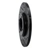 633-76008R Drilled/Slotted Brake Rotor [Black], 1979-1981 Lexus/Toyota/Scion, Position: Front Right - image 2