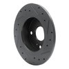 633-76012L Drilled/Slotted Brake Rotor [Black], 1979-1981 Lexus/Toyota/Scion, Position: Rear Left - image 4