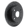633-76012R Drilled/Slotted Brake Rotor [Black], 1979-1981 Lexus/Toyota/Scion, Position: Rear Right - image 2