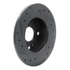 633-76012R Drilled/Slotted Brake Rotor [Black], 1979-1981 Lexus/Toyota/Scion, Position: Rear Right - image 4
